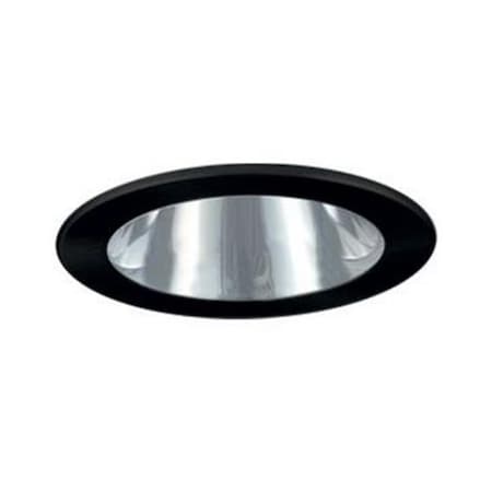 Jesco Open Reflector Trim- Chrome Reflector- Black Trim TM202CHBK